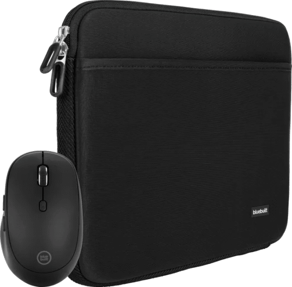 BlueBuilt Laptophoes 31 cm 13 inch S Zwart + Tradendum Muis