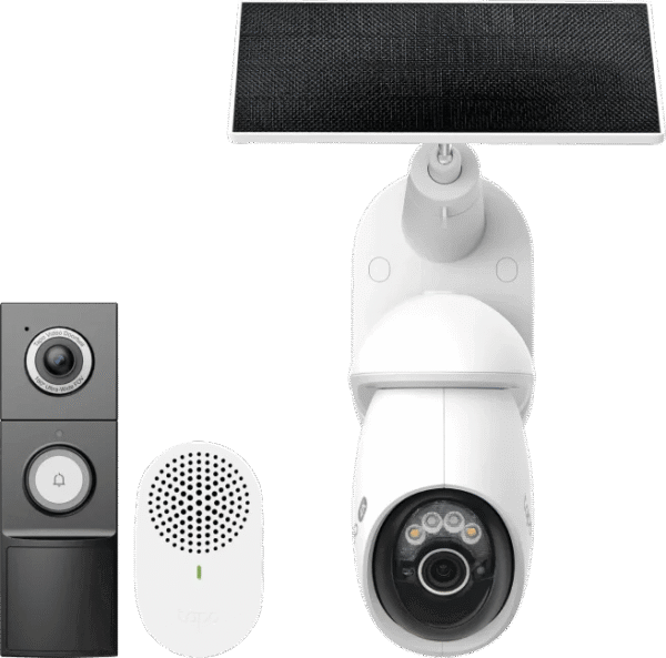 TP-Link Tapo C660 Solar Kit + D235 Smart Battery & Wired Doorbell