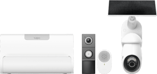 TP-Link Tapo C660 Solar Kit + D235 Smart Battery & Wired Doorbell + H500 Smart HomeBase