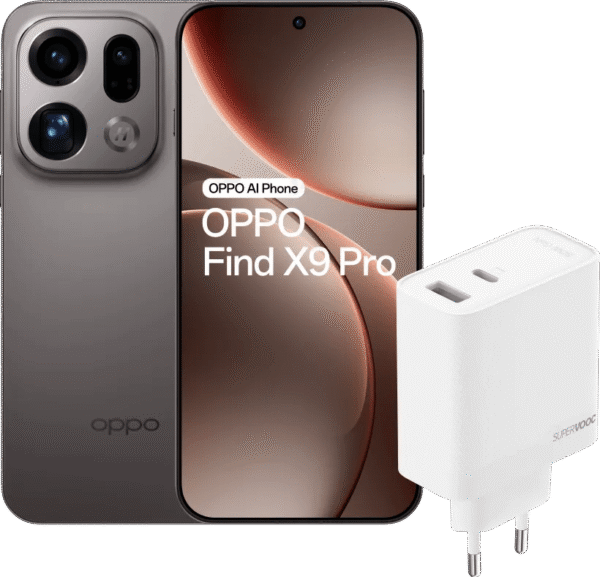 OPPO Find X9 Pro 512GB Grijs 5G + OPPO SuperVOOC Oplader 80W
