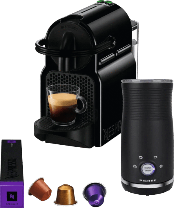 De'Longhi Nespresso Inissia EN80.B + Pierre Melkopschuimer