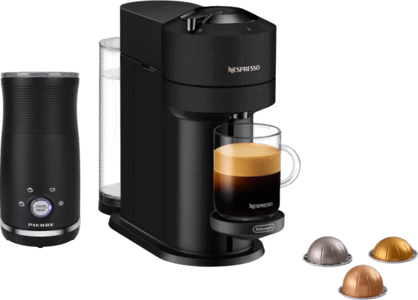 De'Longhi Nespresso Vertuo Next ENV120.BM + Pierre Melkopschuimer