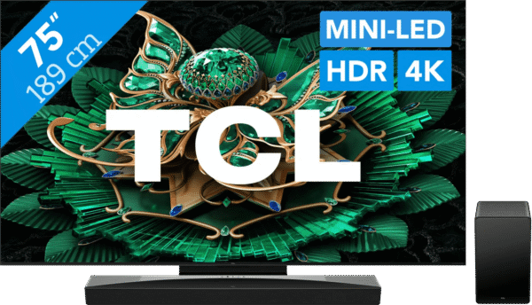 TCL 75" QD Mini-led C71K 4K (2025) + TCL Q75H