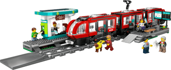 LEGO City Stadstram en Station 60423