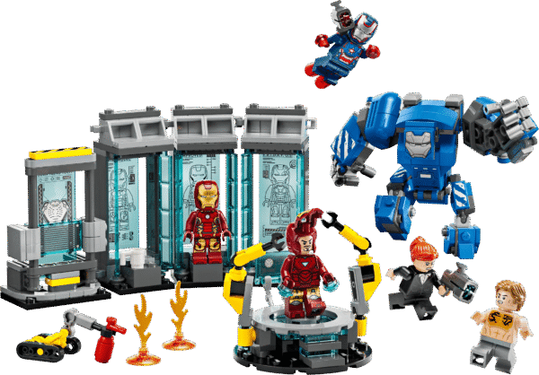 LEGO Marvel Iron Mans laboratorium: harnasruimte 76315