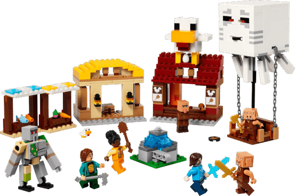 LEGO Minecraft De Ghast Ballon Aanval op het Dorp 21273
