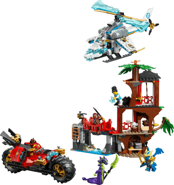 LEGO Ninjago Ninjavoertuigen bij de boomhut 71857