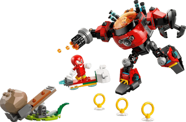 LEGO Sonic the Hedgehog Knuckles vs. Dr. Eggman Egg Crusher mecha 77005