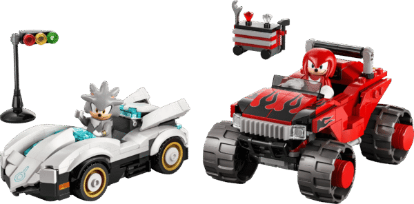 LEGO Sonic Silvers auto vs. Knuckles' monstertruck 77118
