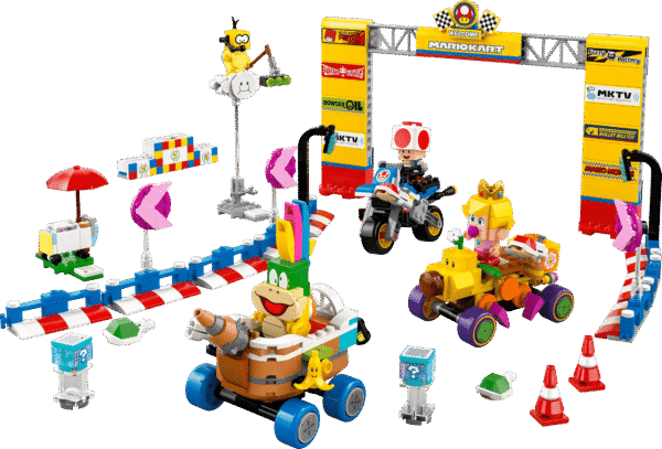 LEGO Super Mario: Mario Kart Baby Peach en Grand Prix set 72036