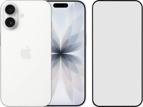 Apple iPhone 17 256GB Wit + BlueBuilt Screenprotector Glas