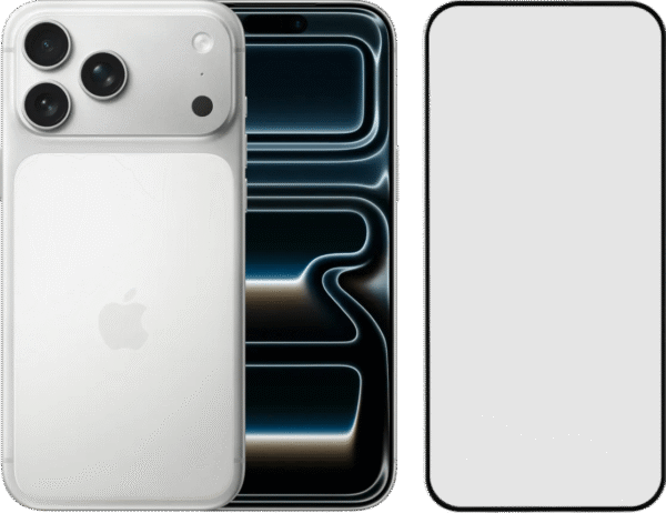 Apple iPhone 17 Pro Max 1TB Zilver + BlueBuilt Screenprotector Glas