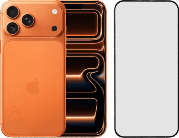 Apple iPhone 17 Pro Max 256GB Oranje + BlueBuilt Screenprotector Glas