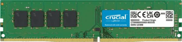 Crucial 16GB (1x 16GB) DDR4 DIMM 3200MHz CL22 XMP