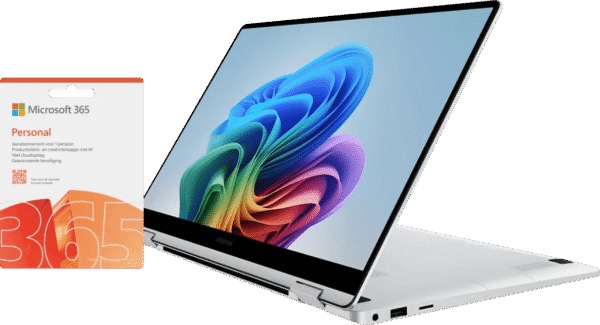 Samsung Galaxy Book5 360 Copilot+ PC NP750QHA-KB3NL + Microsoft 365 Personal NL 1 jaar