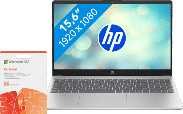 HP Pavilion SE 15-fd0956nd + Microsoft 365 Personal NL 1 jaar