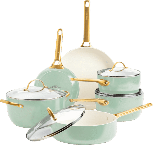 GreenPan Padova pannenset 10-delig Mint Green