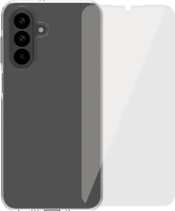 BlueBuilt Samsung Galaxy A26 Back Cover Transparant + Screenprotector Glas