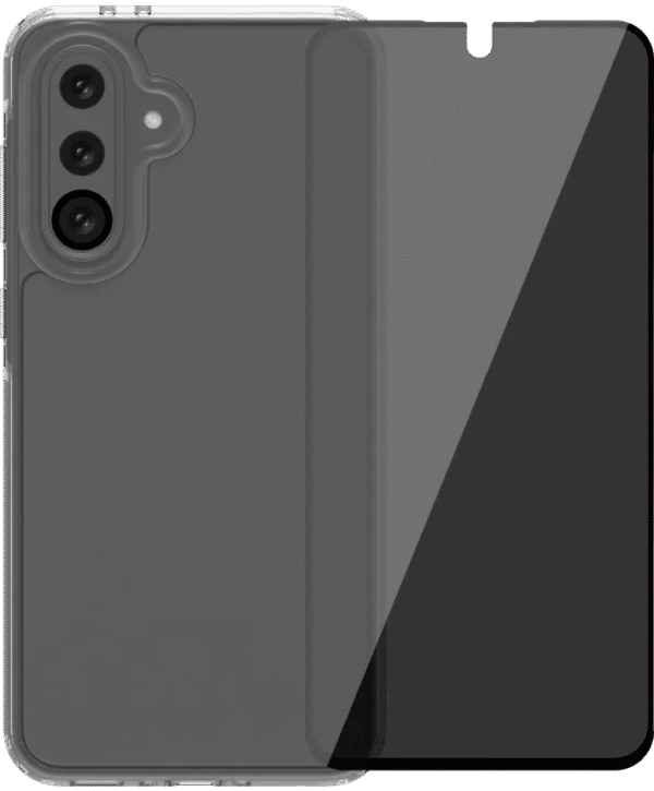 BlueBuilt Protective Cover Samsung Galaxy A36 Transparant + Privacy Screenprotector Glas