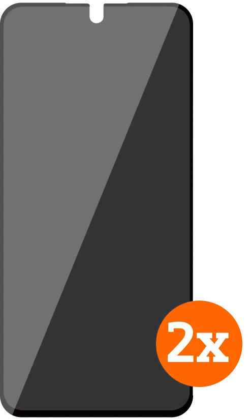 BlueBuilt Samsung Galaxy A36 Privacy Filter Screenprotector Glas Duo Pack