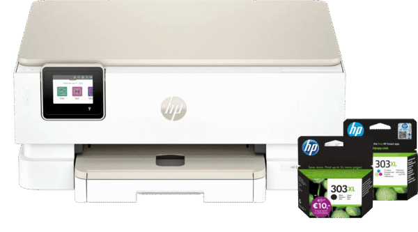HP Envy Photo 7234 All-in-One + 1 extra zwarte XL + 1 kleuren cartridge