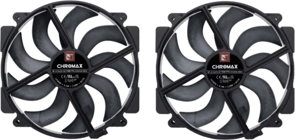 Noctua NF-A14x25r G2 PWM Zwart - Duo Fan Kit