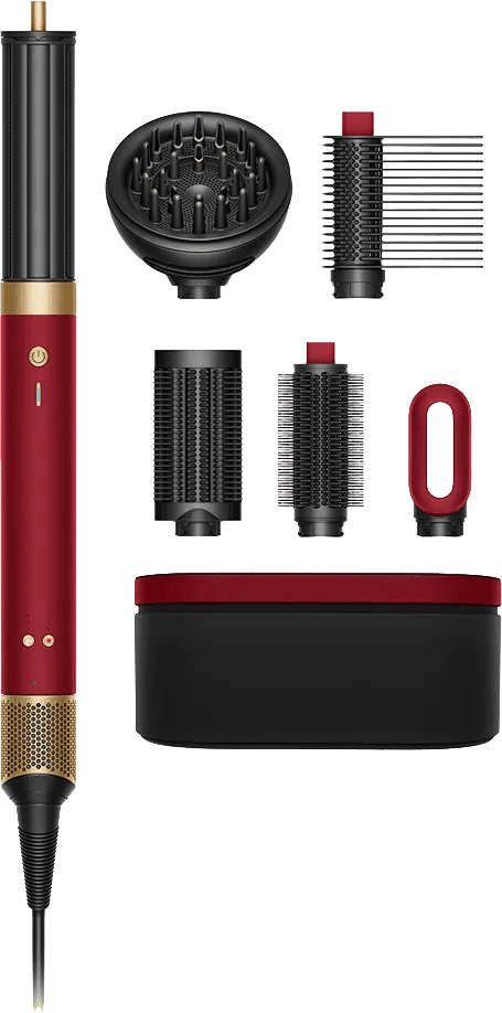 Dyson Airwrap Co-anda 2x Curly + Coily Red Velvet