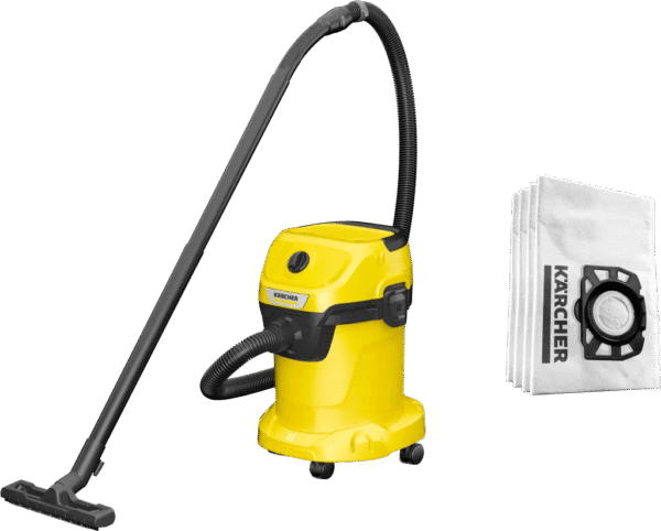 Karcher WD 3 V-17/4/20 + Karcher Stofzuigerzak voor WD 2 Plus / WD 3 (4x)