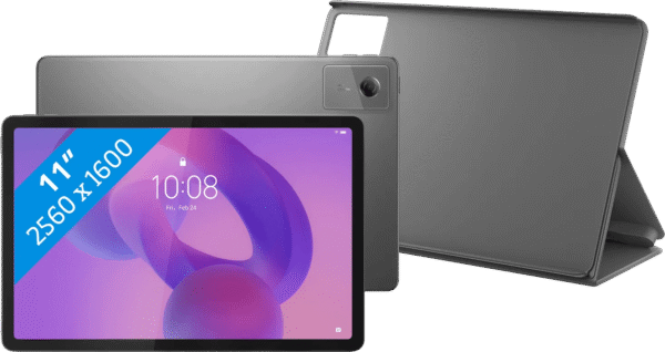 Lenovo Idea Tab 11 inch 256GB Wifi Grijs met Stylus + Book Case Grijs