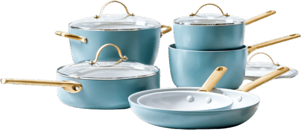GreenPan Padova Reserve Pannenset 10-delig Sky Blue