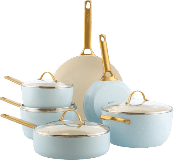 GreenPan Padova Reserve Pannenset 10-delig Light Blue