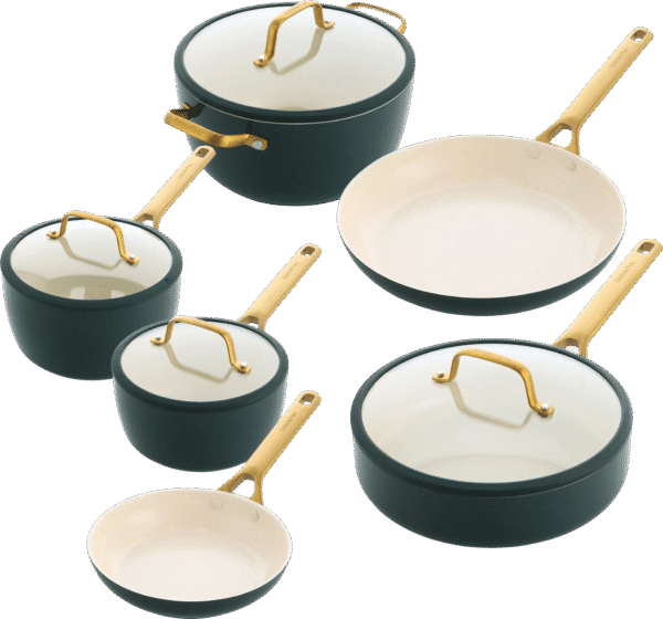 GreenPan Padova pannenset 10-delig Dennengroen