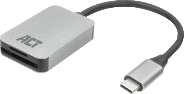 ACT USB-C kaartlezer voor SD en microSD