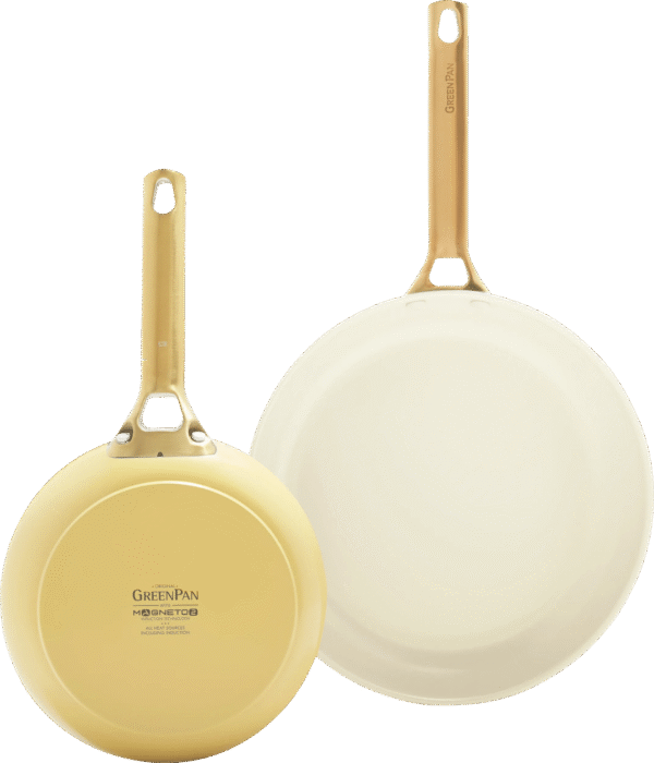 GreenPan Padova Reserve 20 + 26 cm koekenpannenset Sunshine Yellow